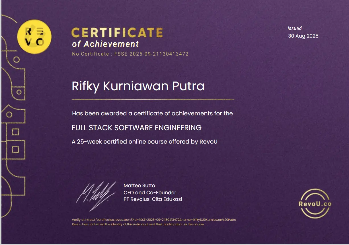 Full Stack Software Engineering image 1