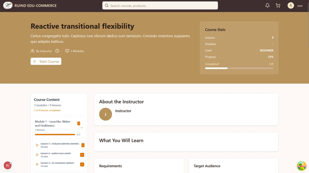 RUIND EDU-COMMERCE — screenshot 3