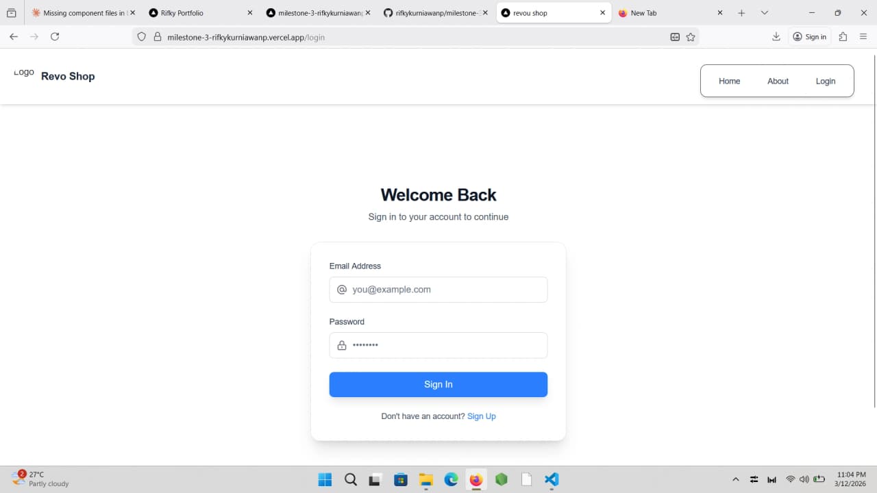REVO SHOP — screenshot 2